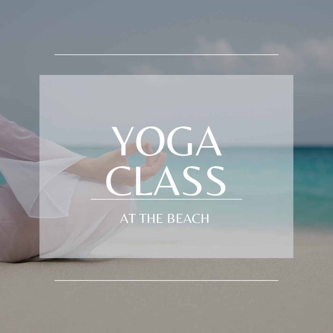 Yoga Class at the Beach